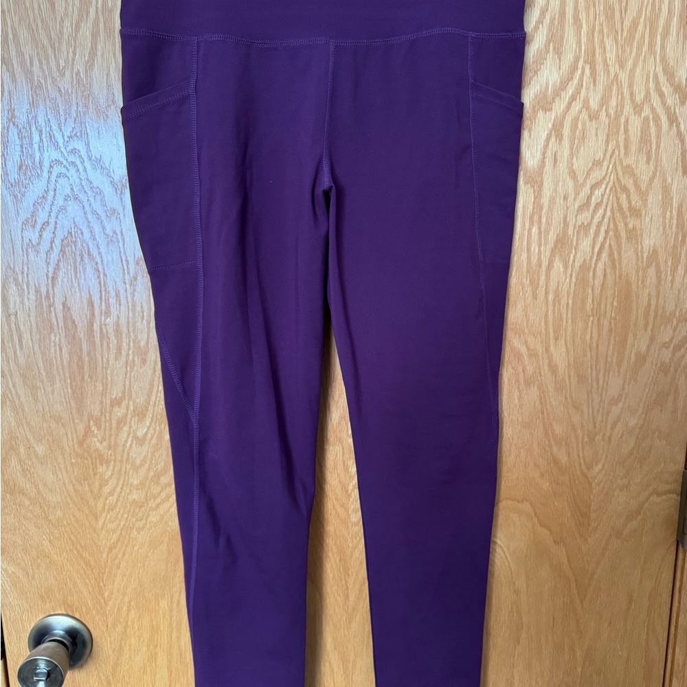 Jockey Maroon High-Waist Leggings